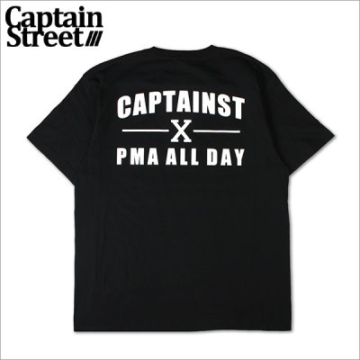 画像1: CAPTAIN X Tシャツ BLACK キャプテンストリート