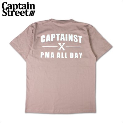 画像1: CAPTAIN X Tシャツ SMOKYPINK キャプテンストリート