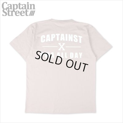 画像1: 【20％OFF】CAPTAIN STREET X Tシャツ SMOKYPINK キャプテンストリート