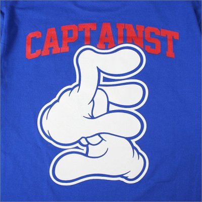 画像5: 【20％OFF】CAPTAIN STREET Hand Sign Tシャツ BLUE キャプテンストリート