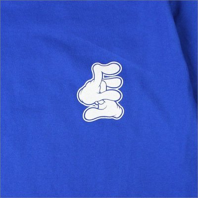 画像6: 【20％OFF】CAPTAIN STREET Hand Sign Tシャツ BLUE キャプテンストリート