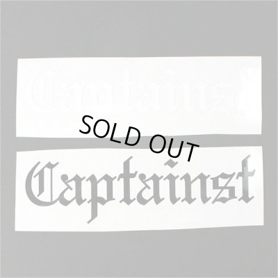 画像1: CAPTAIN STREET Old English カッティングステッカー 2カラー キャプテンストリート