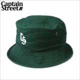 CAPTAIN STREET Old CS バケットハット GREEN キャプテンストリート