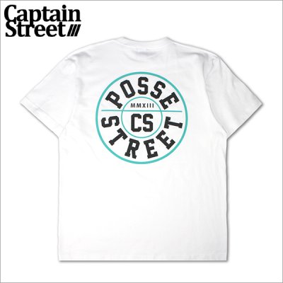 画像1: CAPTAIN STREET POSSE Tシャツ WHITE キャプテンストリート