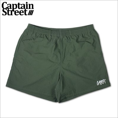 画像1: 【送料無料】CAPTAIN STREET CAPST Logo ショーツ OLIVE キャプテンストリート