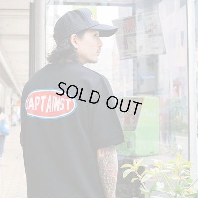 画像4: 【20％OFF】【送料無料】CAPTAIN STREET Oval Logo スウェットTシャツ BLACK キャプテンストリート 