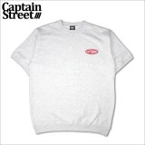 【送料無料】CAPTAIN STREET Oval Logo スウェットTシャツ ASH キャプテンストリート