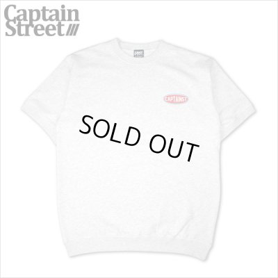 画像1: 【20％OFF】【送料無料】CAPTAIN STREET Oval Logo スウェットTシャツ ASH キャプテンストリート