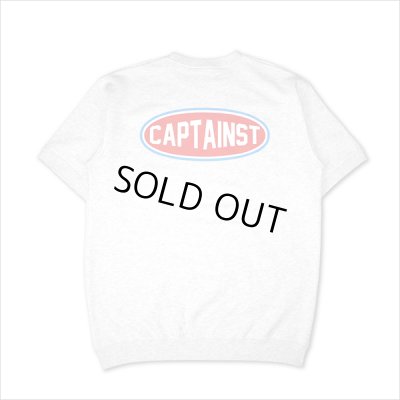 画像2: 【20％OFF】【送料無料】CAPTAIN STREET Oval Logo スウェットTシャツ ASH キャプテンストリート
