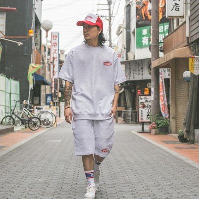 画像3: 【20％OFF】【送料無料】CAPTAIN STREET Oval Logo スウェットTシャツ ASH キャプテンストリート