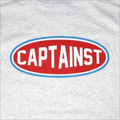 画像6: 【20％OFF】【送料無料】CAPTAIN STREET Oval Logo スウェットTシャツ ASH キャプテンストリート