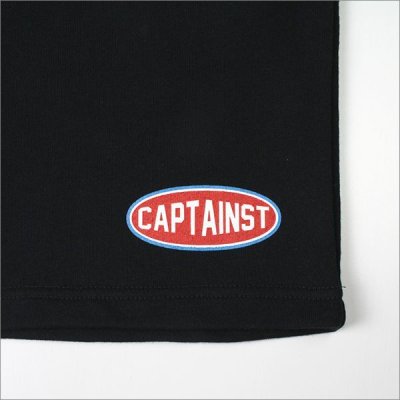 画像4: 【20％OFF】【送料無料】CAPTAIN STREET Oval Logo スウェットショーツ BLACK キャプテンストリート
