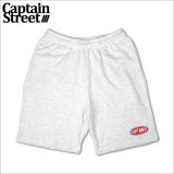 【送料無料】CAPTAIN STREET Oval Logo スウェットショーツ ASH キャプテンストリート