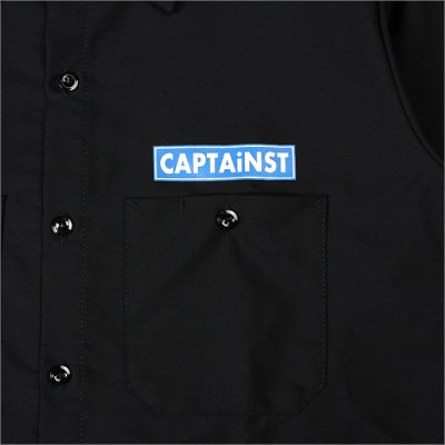 画像5: 【20％OFF】【送料無料】CAPTAIN STREET RS S/Sワークシャツ BLACK キャプテンストリート