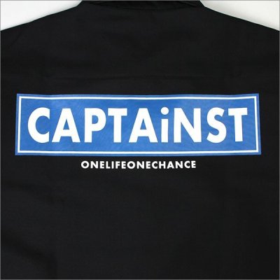画像6: 【20％OFF】【送料無料】CAPTAIN STREET RS S/Sワークシャツ BLACK キャプテンストリート