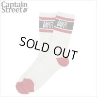 CAPTAIN STREET CAPST Logo SOCKS L.GRAY キャプテンストリート