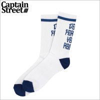 CAPTAIN STREET DFYR SOCKS WHITE キャプテンストリート