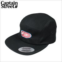 CAPTAIN STREET Oval Logo CAMPキャップ BLACK キャプテンストリート