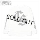 【40％OFF】CAPTAIN STREET Old CS L/S Tシャツ WHITE キャプテンストリート