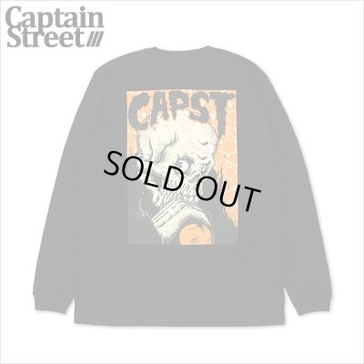 画像1: CAPTAIN STREET Skull CTK L/S Tシャツ BLACK キャプテンストリート