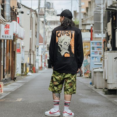 画像3: CAPTAIN STREET Skull CTK L/S Tシャツ BLACK キャプテンストリート