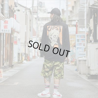 画像3: CAPTAIN STREET Skull CTK L/S Tシャツ BLACK キャプテンストリート