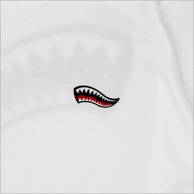 画像6: CAPTAIN STREET Shark Mouth L/S Tシャツ WHITE キャプテンストリート