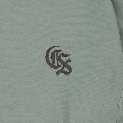 画像3: 【送料無料】CAPTAIN STREET Classic CS クルーネックスウェット SMOKYGREEN キャプテンストリート