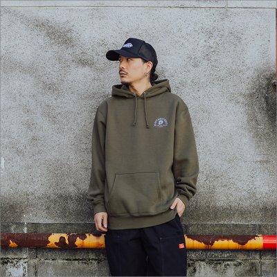 画像4: 【送料無料】CAPTAIN STREET Skull Head P/Oパーカー OLIVE キャプテンストリート