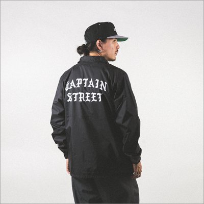 画像4: 【送料無料】CAPTAIN STREET FO コーチJKT BLACK キャプテンストリート