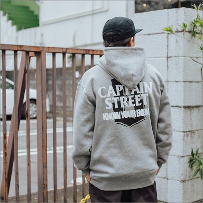 画像3: 【送料無料】CAPTAIN STREET KYE P/Oパーカー GRAY キャプテンストリート