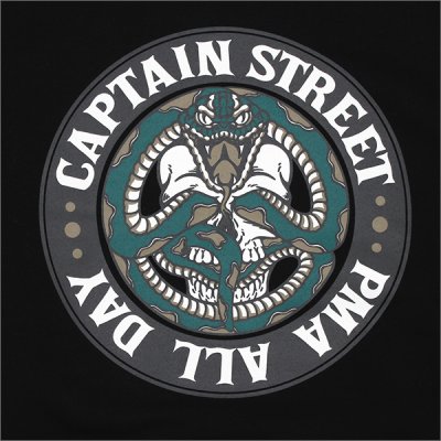 画像5: 【送料無料】CAPTAIN STREET Snake クルーネックスウェット BLACK キャプテンストリート