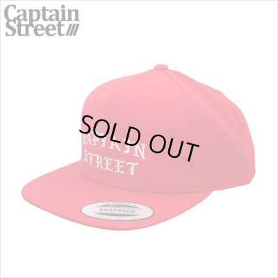 画像1: CAPTAIN STREET FO スナップバックキャップ RED キャプテンストリート