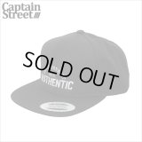 【50％OFF】CAPTAIN STREET AUTHENTIC スナップバックキャップ BLACK キャプテンストリート