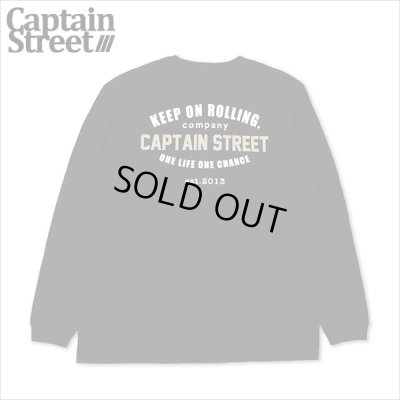 画像1: 【20％OFF】CAPTAIN STREET GS L/S Tシャツ BLACK キャプテンストリート