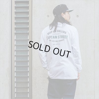 画像3: 【20％OFF】CAPTAIN STREET GS L/S Tシャツ WHITE キャプテンストリート