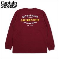 CAPTAIN STREET GS L/S Tシャツ BURGUNDY キャプテンストリート
