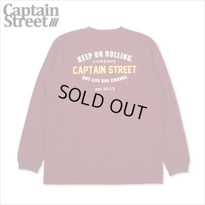 画像1: 【20％OFF】CAPTAIN STREET GS L/S Tシャツ BURGUNDY キャプテンストリート