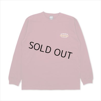 画像2: 【20％OFF】CAPTAIN STREET GS L/S Tシャツ BURGUNDY キャプテンストリート