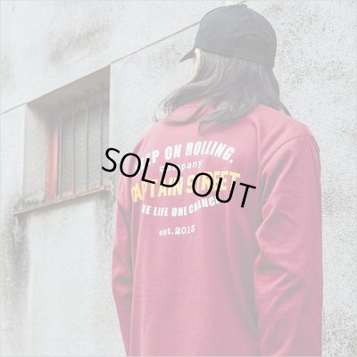 画像3: 【20％OFF】CAPTAIN STREET GS L/S Tシャツ BURGUNDY キャプテンストリート