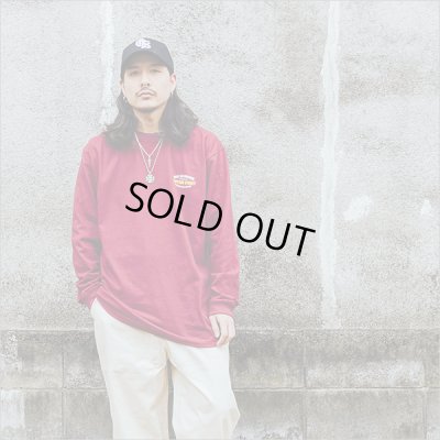画像4: 【20％OFF】CAPTAIN STREET GS L/S Tシャツ BURGUNDY キャプテンストリート