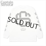 CAPTAIN STREET eighty L/S Tシャツ WHITE キャプテンストリート