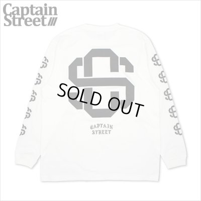 画像1: CAPTAIN STREET eighty L/S Tシャツ WHITE キャプテンストリート
