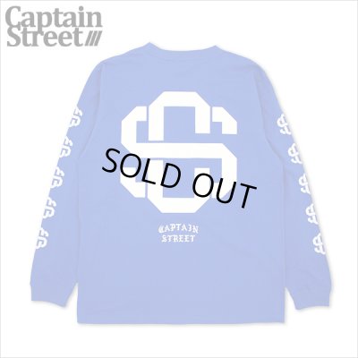 画像1: CAPTAIN STREET eighty L/S Tシャツ BLUE キャプテンストリート