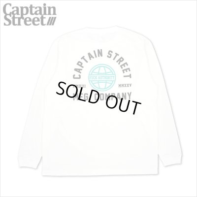 画像1: CAPTAIN STREET WFA L/S Tシャツ WHITE キャプテンストリート