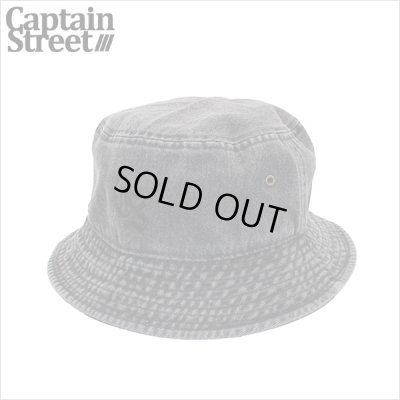 画像1: CAPTAIN STREET Classic CS バケットハット BLACK DENIM キャプテンストリート