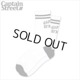 CAPTAIN STREET FO SOCKS WHITE キャプテンストリート