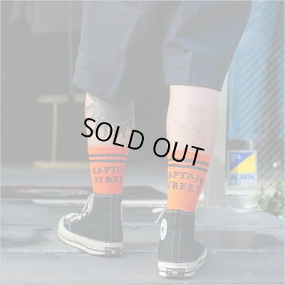 画像2: CAPTAIN STREET FO SOCKS ORANGE キャプテンストリート