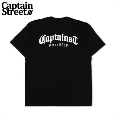 画像1: CAPTAIN STREET CRN Logo Tシャツ BLACK キャプテンストリート