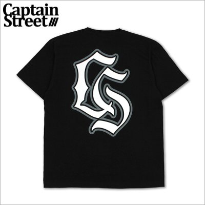 画像1: CAPTAIN STREET  26CS Tシャツ BLACK キャプテンストリート